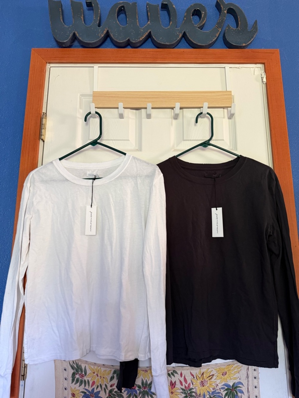 Unsubscribed White or Black Crewneck Tee New with Tag, Less is More